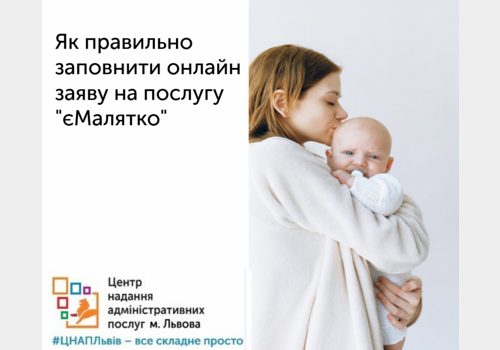 Як правильно заповнити онлайн заяву на послугу «єМалятко»