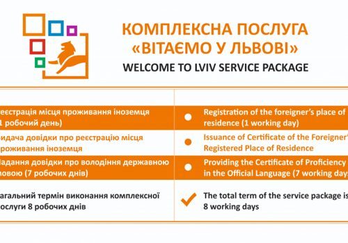 Комплексна послуга WELCOME TO LVIV SERVICE PACKAGE